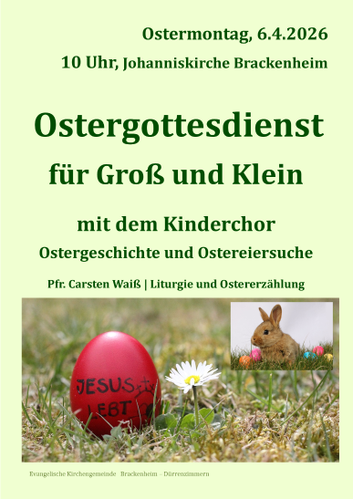 Ostermontag mit Kinderchor