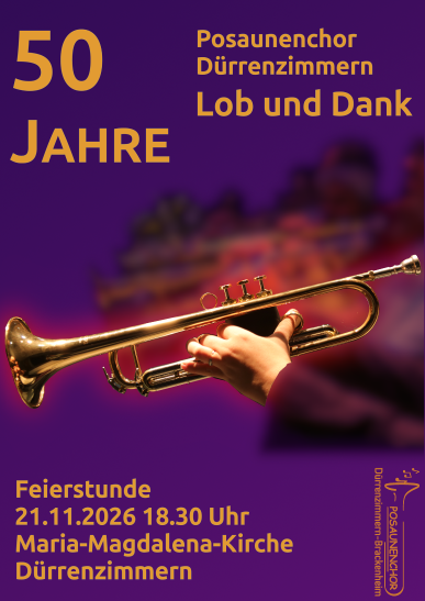 Feierstunde Posaunenchor D&uuml;rrenzimmern