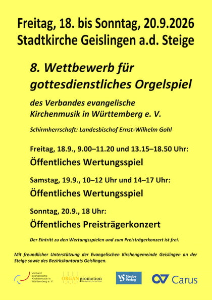 Orgelwettbewerb